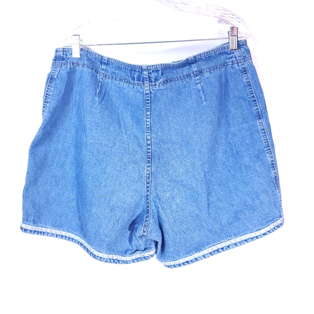 Breaker Drawstring  Jeans Short - Plus Size - Picture 5 of 7